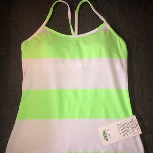 Lululemon nwt Power Y tank size 8